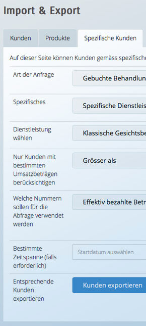 Kundenauswertungen